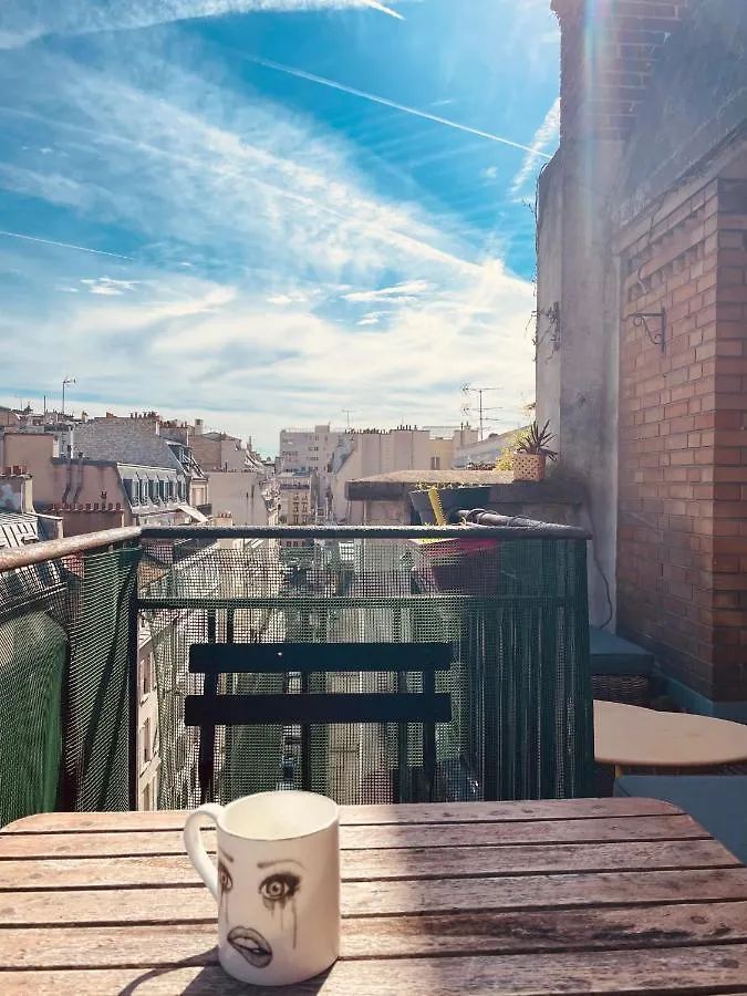 Appartement Spacieux Avec Balcon / Batignolles Paříž 0*,  Francie